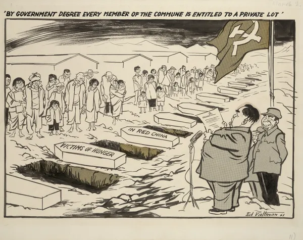 By government decree every member of the commune is entitled to a private lot av Edmund Siegfried Valtman