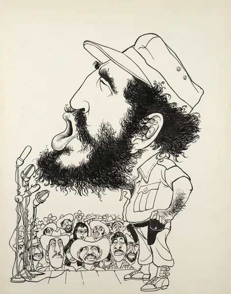 Fidel Castro av Edmund Siegfried Valtman