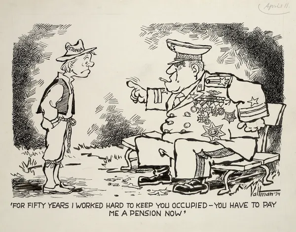 ‘For fifty years I worked hard to keep you occupied — You have to pay me a pension now’ av Edmund Siegfried Valtman