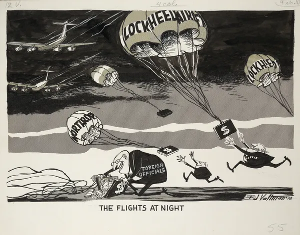 The flights at night av Edmund Siegfried Valtman