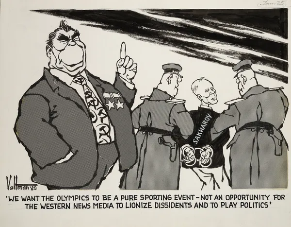 ‘We want the Olympics to be a pure sporting event — not an opportunity for the Western news media to lionize dissidents and to play politics’ av Edmund Siegfried Valtman