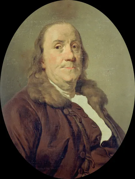Benjamin Franklin (1706-1790) av Joseph Siffred Duplessis