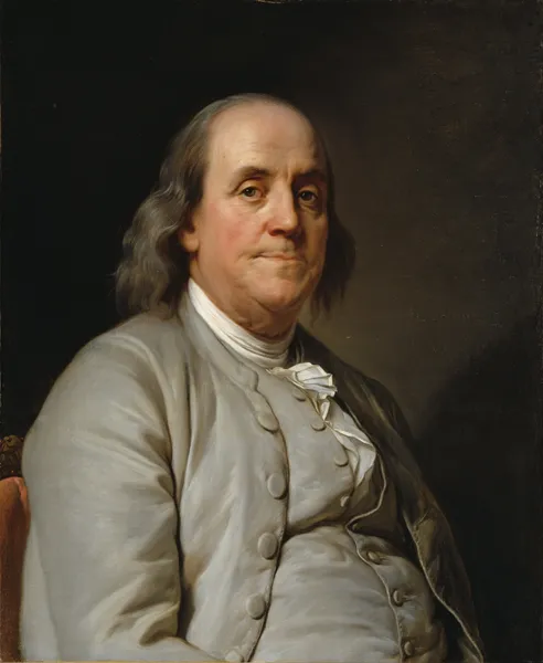 Benjamin Franklin av Joseph Siffred Duplessis