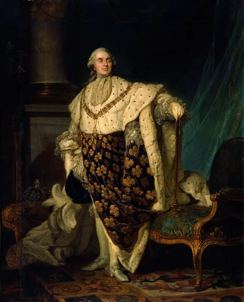 Louis XVI in Coronation Robes av Joseph Siffred Duplessis