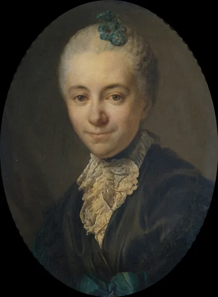 Portrait de femme av Joseph Siffred Duplessis