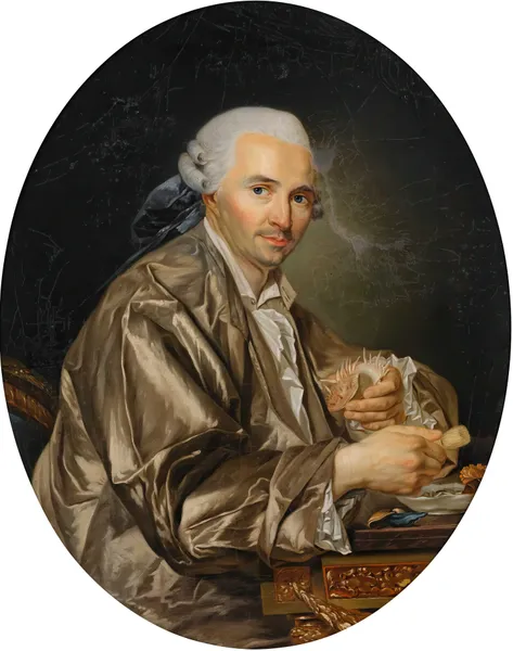 Portrait of a Gentleman Shell Collector av Joseph Siffred Duplessis
