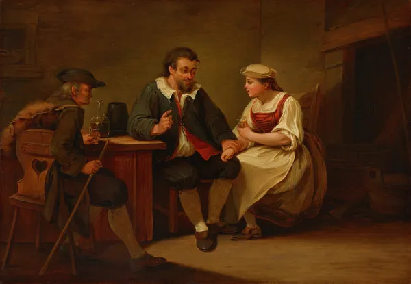 Genreszene av Sigmund Freudenberger