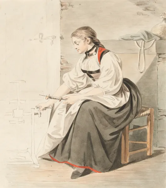 La Dévideuse av Sigmund Freudenberger