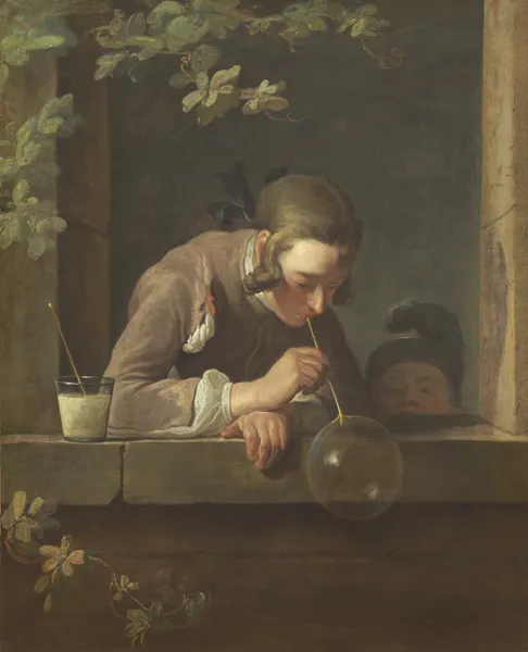 Soap Bubbles (probably 1733-1734) av Jean Siméon Chardin