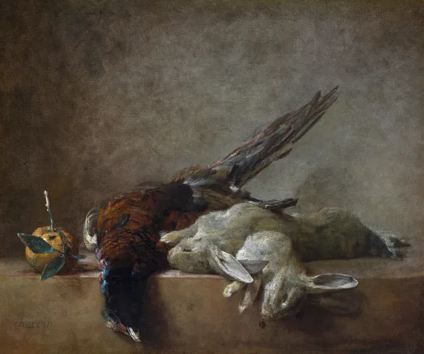 Still Life with Game (probably 1750s) av Jean Siméon Chardin