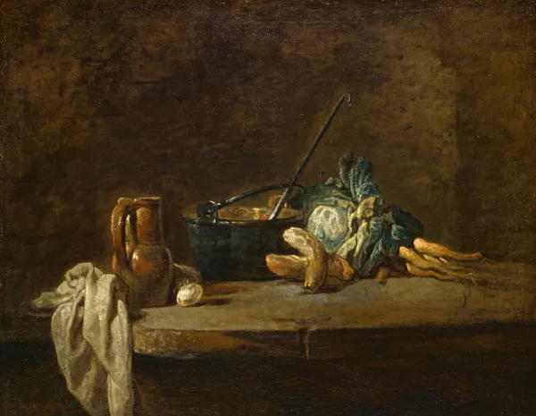 Vegetables for the Soup av Jean Siméon Chardin