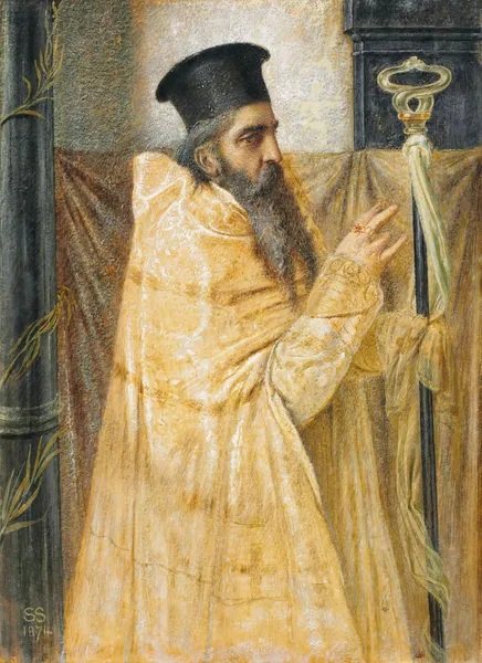 A Bishop Of The Eastern Church av Simeon Solomon