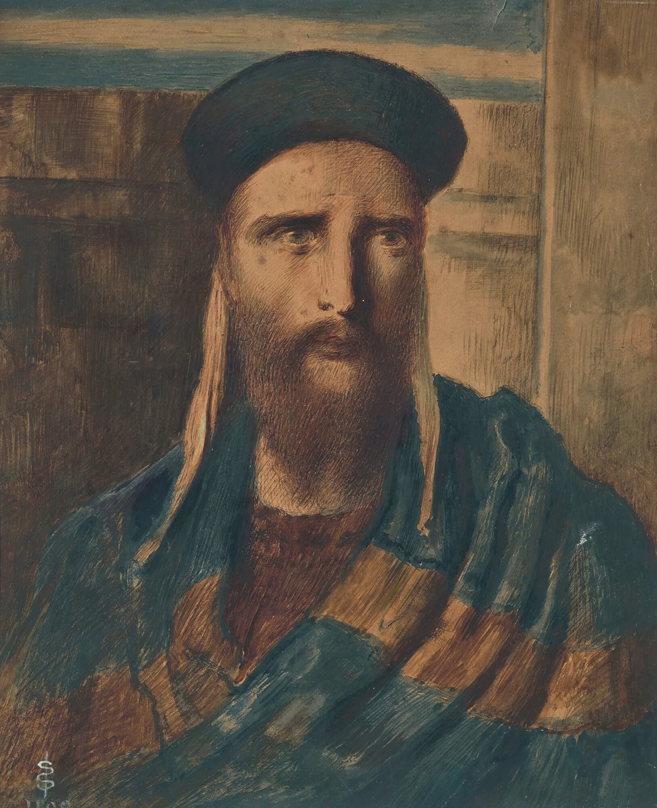 A Religious Scholar av Simeon Solomon