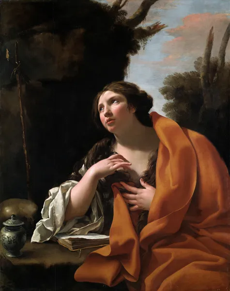 Saint Mary Magdalen av Simon Vouet