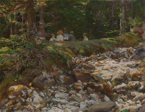 The Master and His Pupils av John Singer Sargent