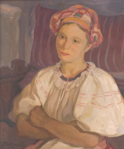 Woman from Pohronie av Štefan Polkoráb