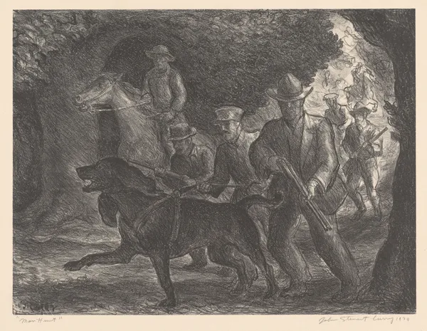 Manhunt av John Steuart Curry