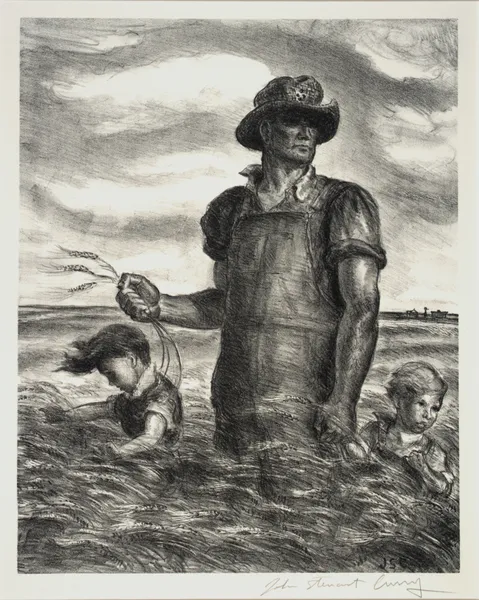 Our Good Earth av John Steuart Curry