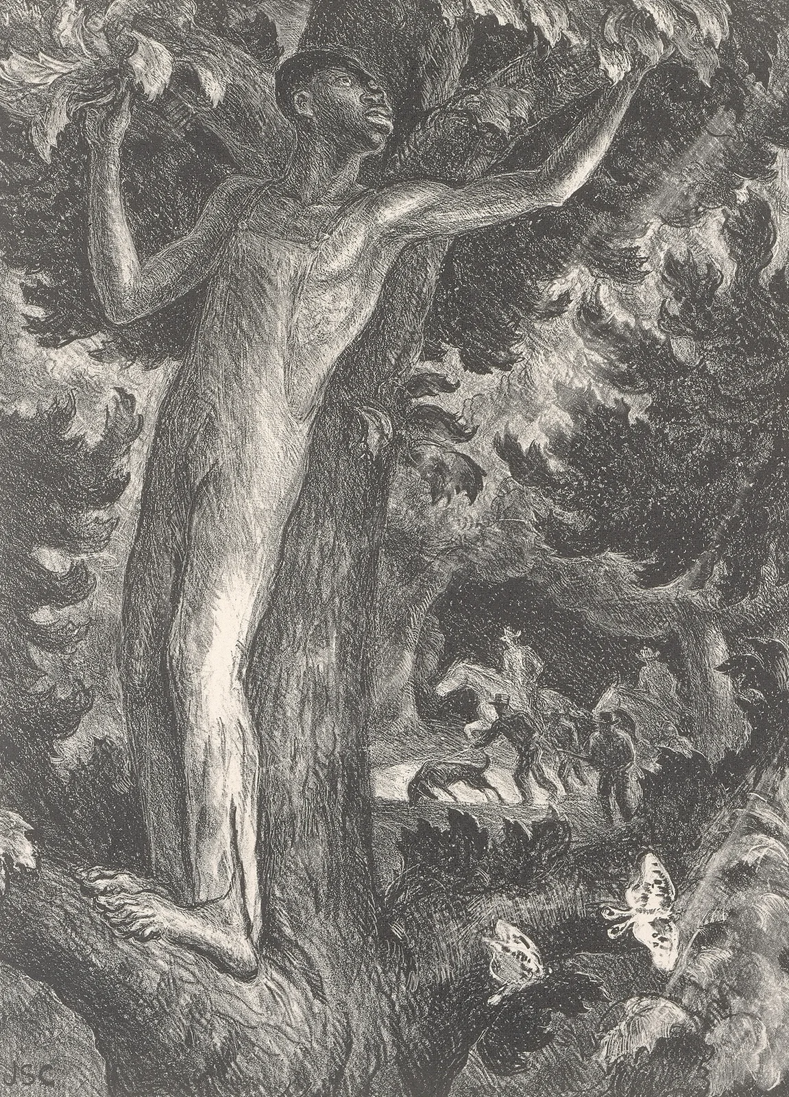 The Fugitive av John Steuart Curry