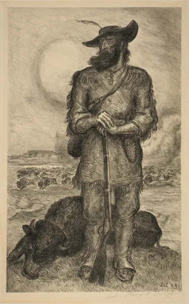 The Plainsman av John Steuart Curry