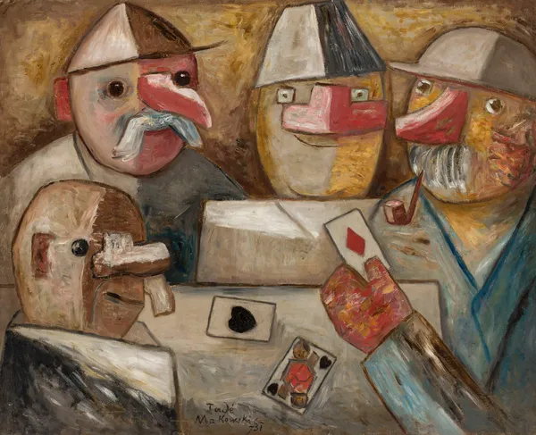 Card game av Tadeusz Makowski