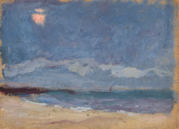 Seascape (the sun behind a cloud) av Tadeusz Makowski
