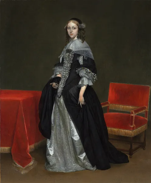 Portrait of a Woman av Gerard ter Borch