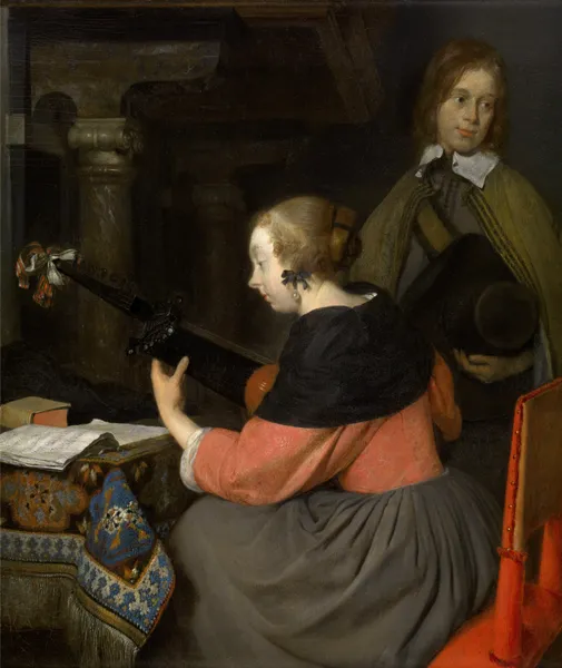 The Lute Player av Gerard ter Borch