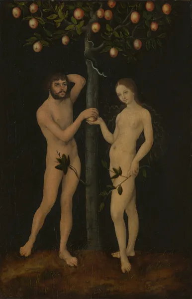 Adam and Eve av Lucas Cranach the Elder