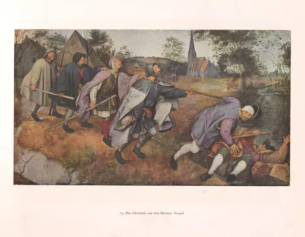 Das Gleichnis von den Blinden (16th century) av Pieter Bruegel The Elder