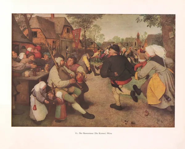 Der Bauerntanz (Die Kirmes) (16th century) av Pieter Bruegel The Elder