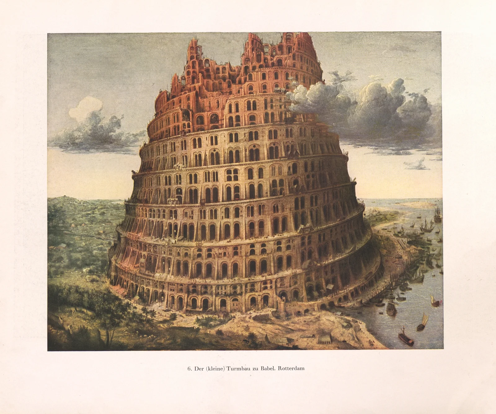 Der (kleine) Turmbau zu Babel (16th century) av Pieter Bruegel The Elder