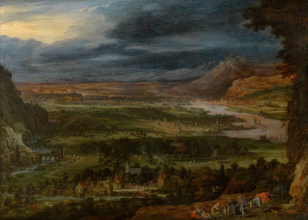 Landscape av Jan Brueghel The Elder