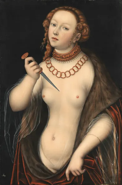 Lucretia av Lucas Cranach the Elder