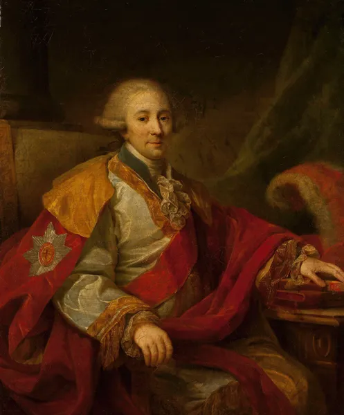Portrait of a dignitary av Johann Baptist von Lampi the Elder