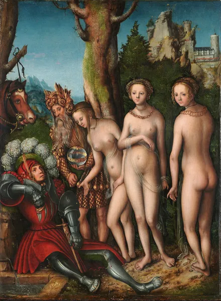 The Judgment of Paris av Lucas Cranach the Elder