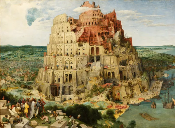 The Tower Of Babel (Vienna) av Pieter Bruegel The Elder