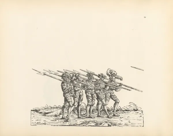 The Triumphs of the Emperor Maximilian I Pl.36 av Hans Burgkmair The Elder