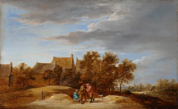 By the Wayside av David Teniers The Younger