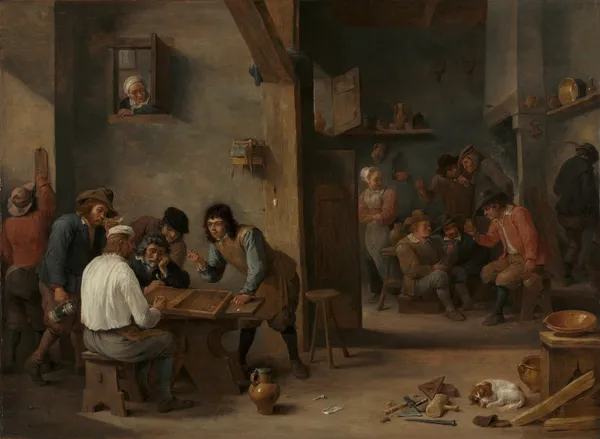 Game of Backgammon av David Teniers The Younger