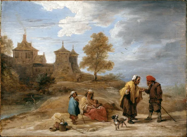 Gypsies in a Landscape av David Teniers The Younger