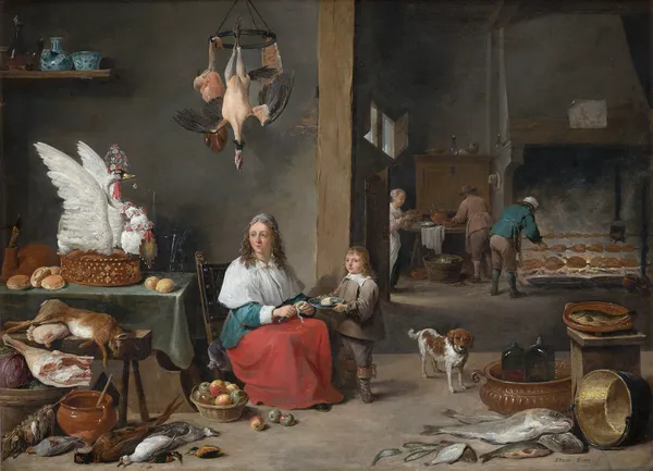 Kitchen Interior av David Teniers The Younger
