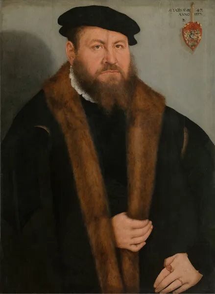 Portrait of a Man av Lucas Cranach the Younger