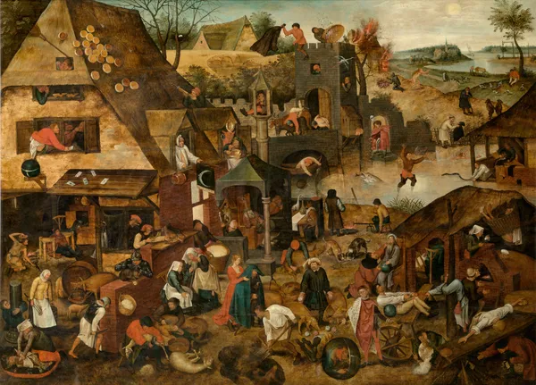 Proverbs av Pieter Brueghel The Younger