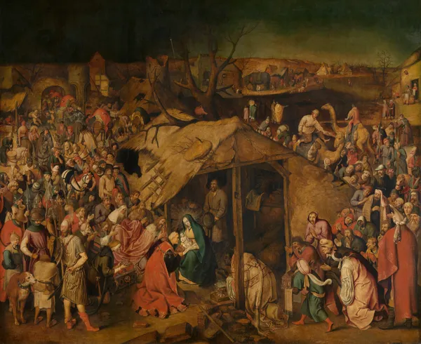 The Adoration of the Magi av Pieter Brueghel The Younger