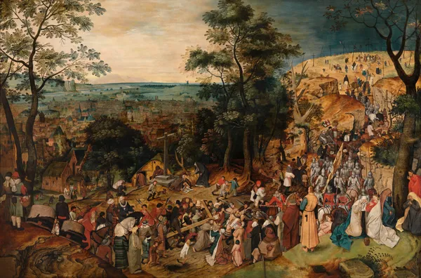 The Bearing of the Cross av Pieter Brueghel The Younger