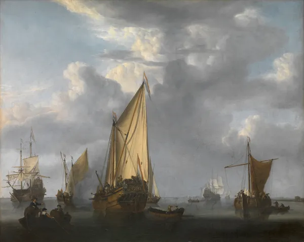 The Canon Shot av Willem van de Velde the Younger
