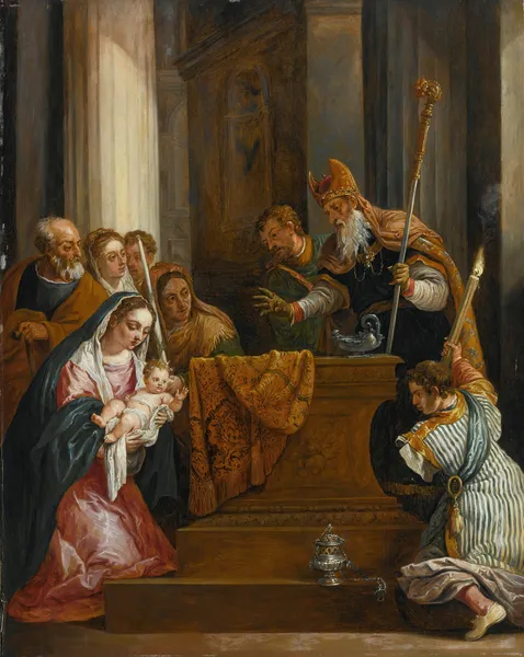 The Presentation In The Temple av David Teniers The Younger