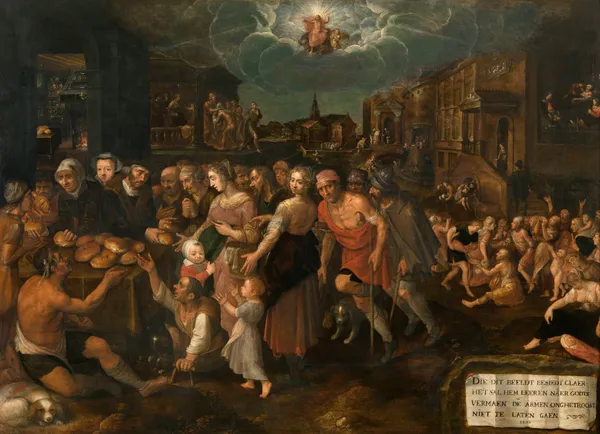 The Seven Acts of Mercy av Frans Francken the Younger