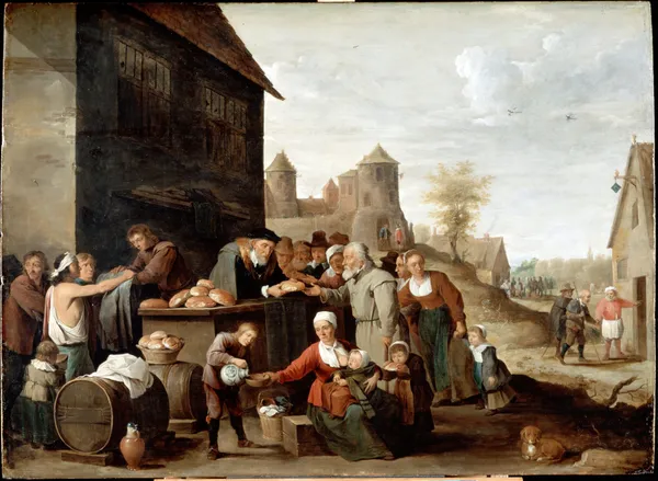 The Seven Corporal Works of Mercy av David Teniers The Younger